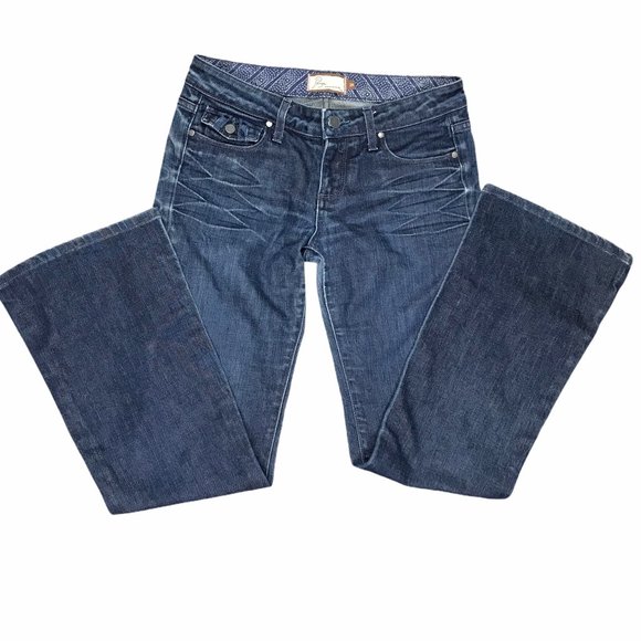 # Paige Pair Fak Boot Cut Jeans Sz 28 - Picture 10 of 13